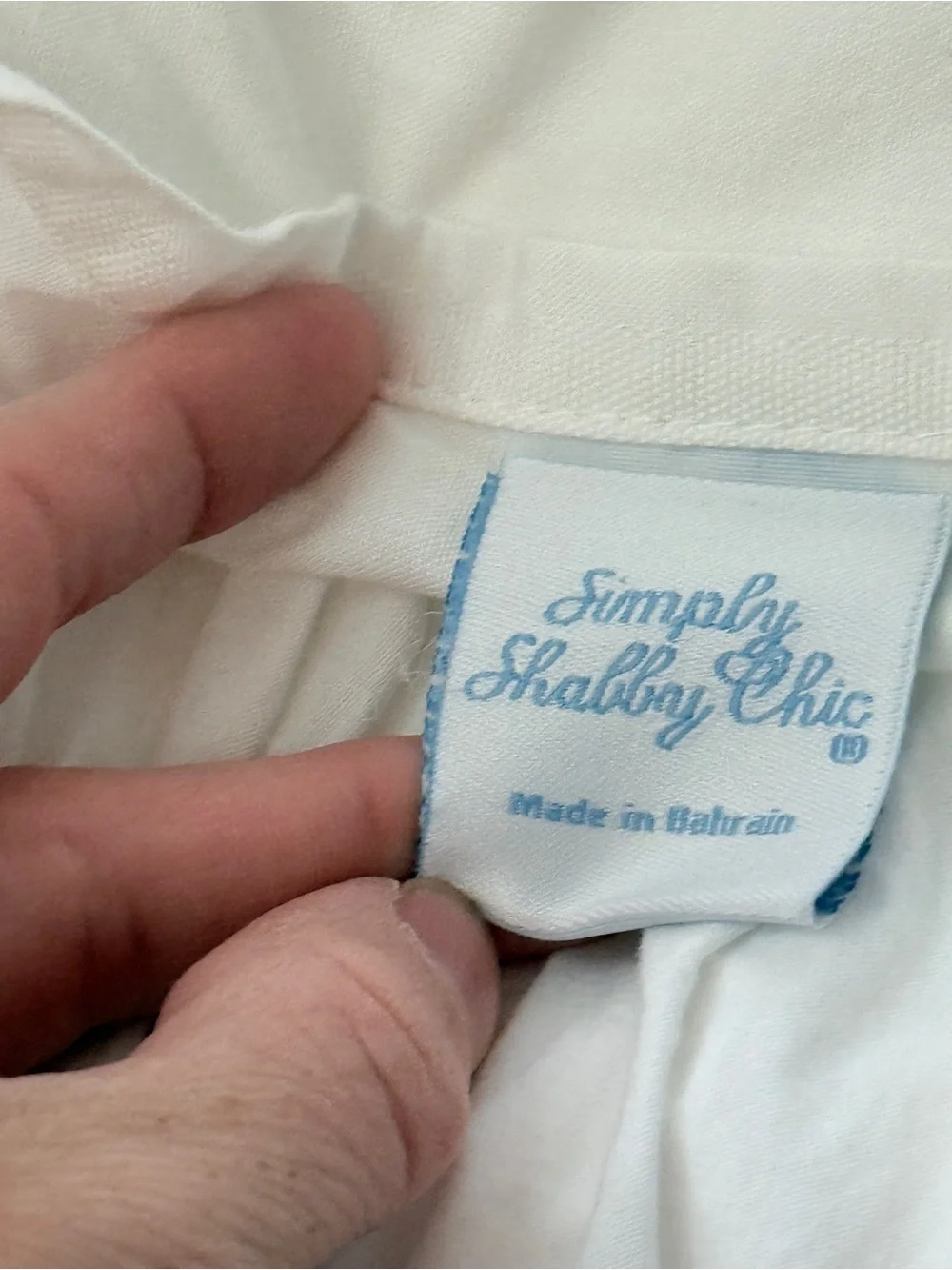 Simply Shabby Chic White Ruffle Bed Skirt